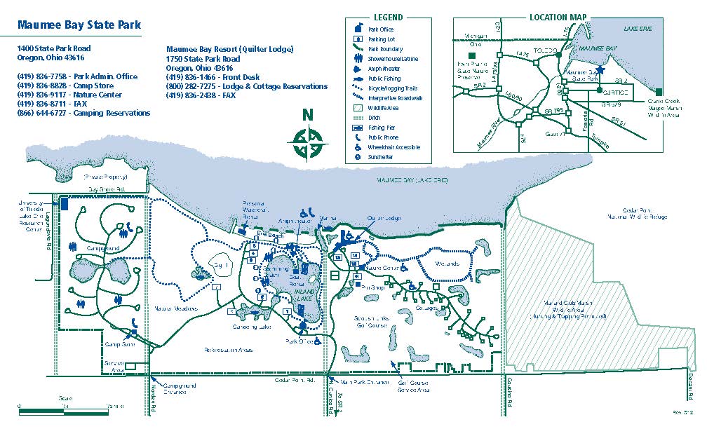 Maumee Bay Park Map